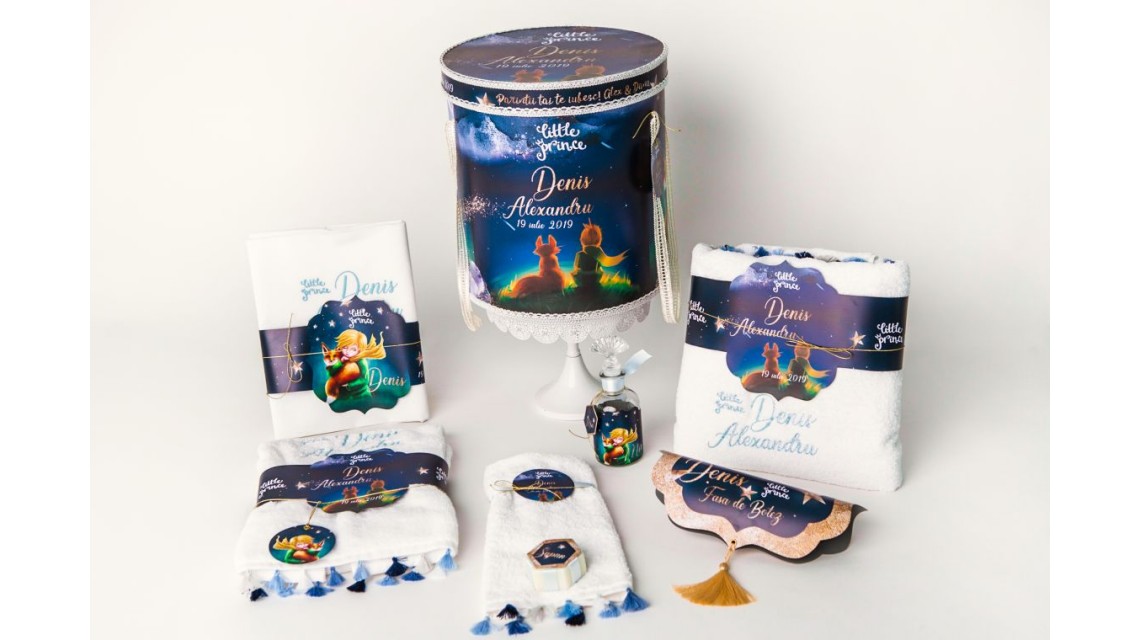 Trusou de botez pentru baieti inspirat din cartea Le petit Prince, Micul Print 17